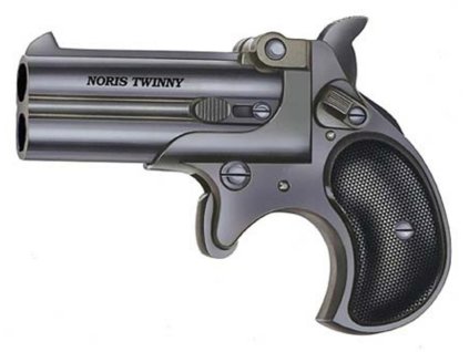 Plynová pistole Röhm Derringer černý cal. 9mm