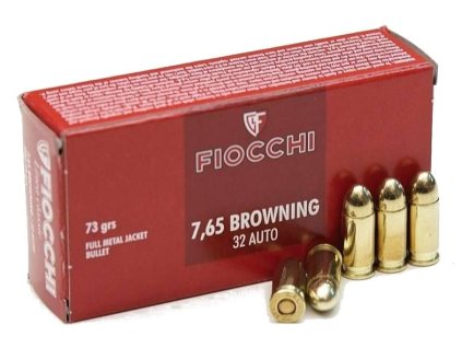 Náboj Fiocchi cal. 7,65 Browning
