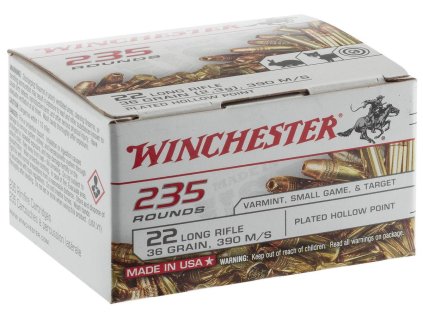 Náboje 22 LR Winchester 36 Grain(2,3g), 390 M/S, PHP 235ks