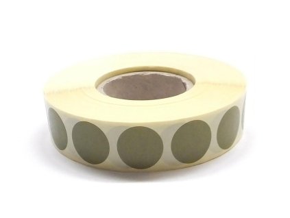 Zálepky na terče 19mm zelené 2000ks - 1