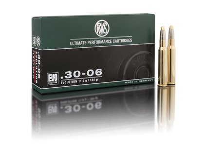 Kulový náboj RWS EVO cal. 30-06 11,9 g 184 gr (20ks)