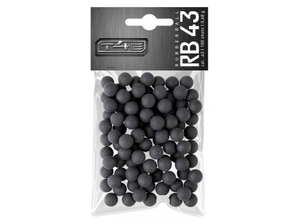 Kuličky T4E Rubber Ball RB 43 0,68g polymer 100ks