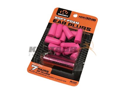 Usni zatky walkers ear plug ruzova