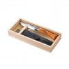 Nůž Opinel N° 08 Carbone dřevěný box
