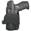 walther ppq m1 40 9mm owb kydex paddle holster rounded by concealment express 864728