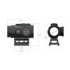 1239126 3 vector optics prizmaticky kolimator paragon 3x18 micro