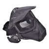 wosport mask with steel mesh black c007b (1)
