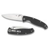 c142gp spyderco resilience zaviraci nuz s klipem cerna strenka g 10 hladke ostri 1