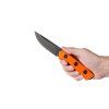 P200 Mk.II - DLC BLACK, PLAIN EDGE, ORANGE GRIP, KYDEX SHEATH BLACK - 4