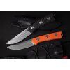 P200 Mk.II - DLC BLACK, PLAIN EDGE, ORANGE GRIP, KYDEX SHEATH BLACK - 5