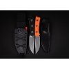 P200 Mk.II - DLC BLACK, PLAIN EDGE, ORANGE GRIP, KYDEX SHEATH BLACK - 6