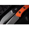P200 Mk.II - DLC BLACK, PLAIN EDGE, ORANGE GRIP, KYDEX SHEATH BLACK - 7