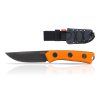 P200 Mk.II - DLC BLACK, PLAIN EDGE, ORANGE GRIP, KYDEX SHEATH BLACK - 1