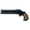 Perkusní dvouhlavňová pistole Great Gun Derringer .45 5" černěný - 1