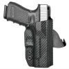 Glock 17/19/22/23/26/27/31/32/33/45 OWB KYDEX Paddle Holster - 1