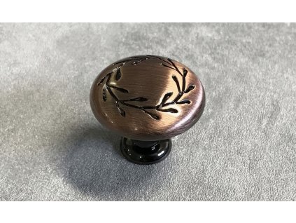 Rustikální nábytková knopka ERDENZA K103-AC měď