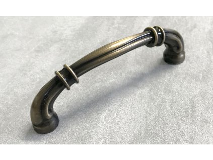 Rustikální nábytková úchytka DR49-AB staromosaz