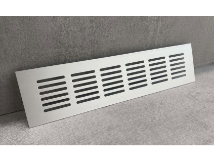 Hliníková větrací mřížka šířka 60mm - různé délky ALU
