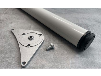 Stolová noha BÍLÝ LESK