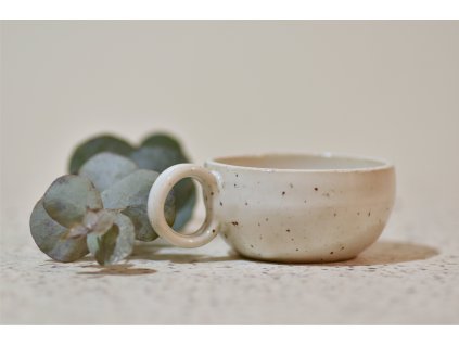 Biela nízka šálka 60ml