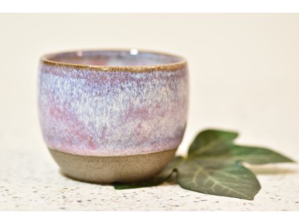 Espresso lungo kalíšok fialovo - rúžový 150ml