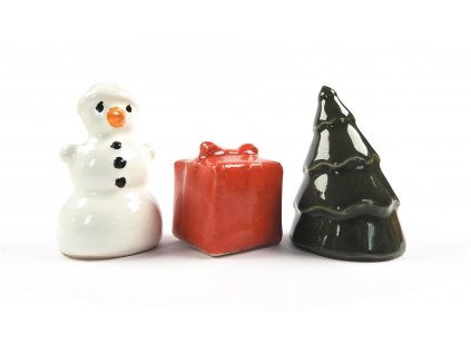 sada 3 figurky Vánoce
