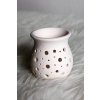 Keramický svícen děrovaný malý