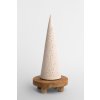 Keramický svícen děrovaný kužel střední