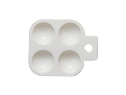 PALET4-Paint Palette Plastic 4 sections 12/Pack