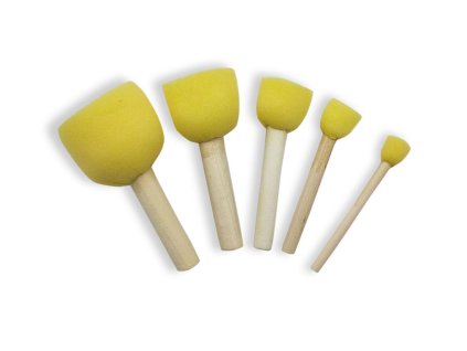 Sponge Stippler 5 pc Ass.-STIEL