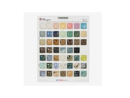 10319 mayco stonware glazes wallchart mattes special clear