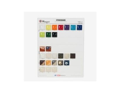 10322 mayco stonware glazes wallchart gloss specialty and crystal