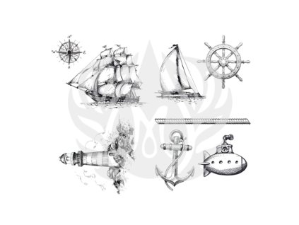 10343 mayco designer silkscreen nautical