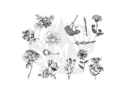 DSS112-Mayco Designer Silkscreen Flowers