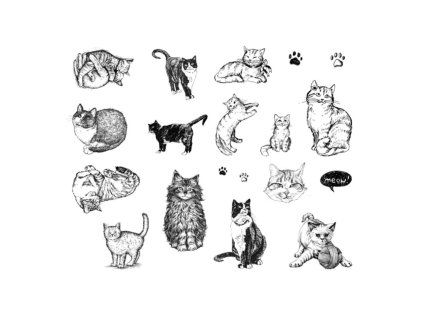 DSS120-Mayco Designer Silkscreen Cats