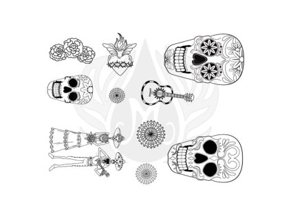 10403 mayco designer silkscreen day of dead