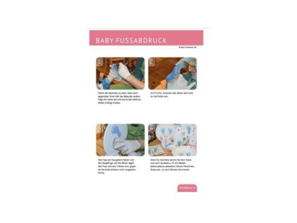 Technique Sheet Baby Footprints-AL18