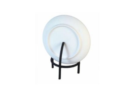 Designer Plateholder Metal black matte small 4pc/pack-DHTK