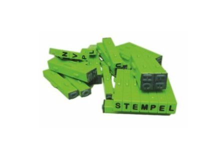 STGR-Stamp Letter Set (Upper Case) attachable