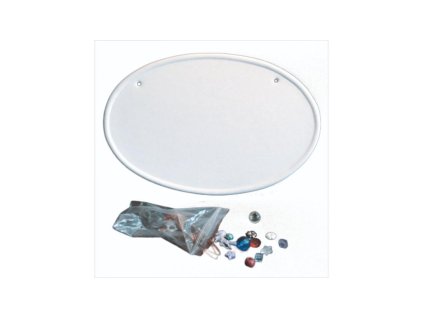 OVAS-Oval Plaque Kit/w Beads