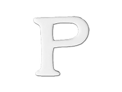 6302 small letter p 12 pcs pack