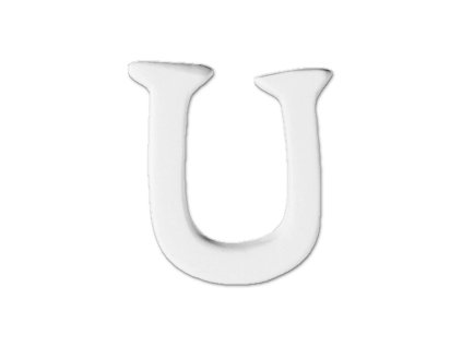 6317 small letter u 12 pcs pack