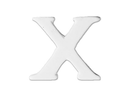 6326 small letter x 12 pcs pack