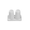 6062 classic salt pepper with dish set