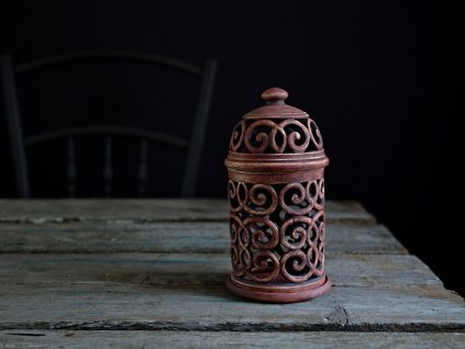 aromalampa patina železo