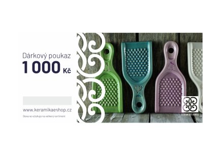 Voucher v hodnotě 1000 Kč