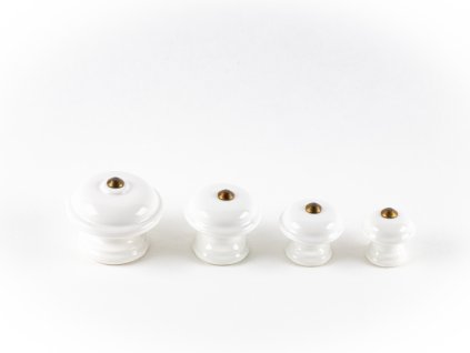 porcelan knopky bile lesk 1