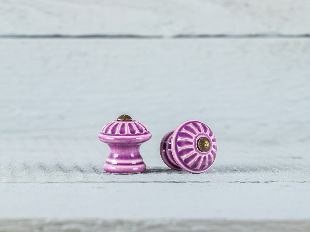 Levně Keramika Vanya Úchytka mini - lila - KOPRETINA
