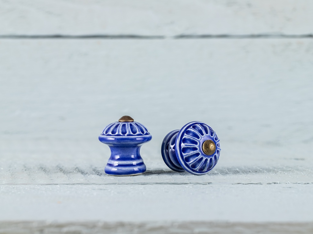 Levně Keramika Vanya Úchytka mini - královská modř - KOPRETINA