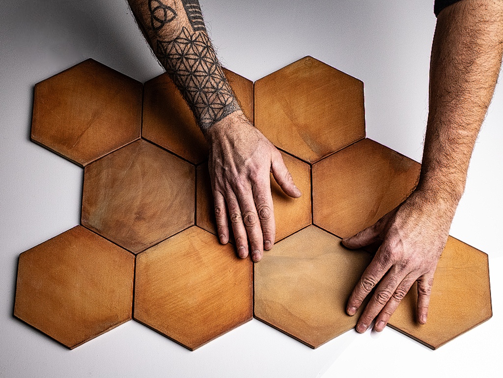 Levně Keramika Vanya Hexagon (šestihran) - Terakota
